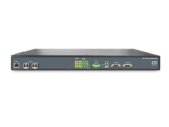 Оптический PDH мультиплексор FMUX800R-AD (8x E1/T1 + 4x GbE)